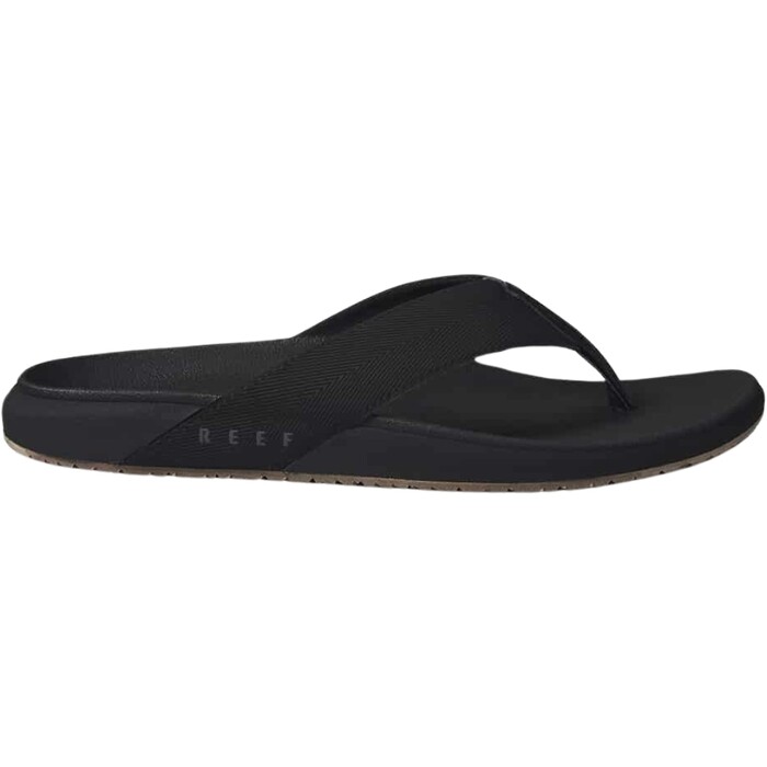 2024 Reef Hombres The Raglan Flip Flop Sandalia CJ3889 - Black / Gum